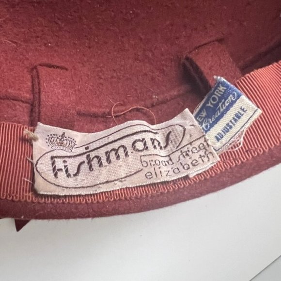 Elegant Brown Wool Pill Box Beret EUC 000 - Picture 6 of 8